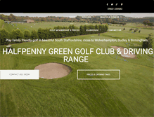 Tablet Screenshot of halfpennygreen.com